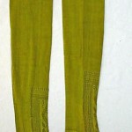 french acid green silk stockings