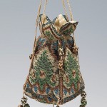 Reticule, silk and metal, 1800–1810, probably German. Metropolitan Museum of Art. Like Petal Reticule #2.