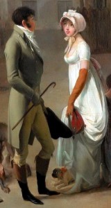 Louis-Léopold Boilly - The Arrival of a Stage-coach in the Courtyard of the Messageries (Detail), 1803.